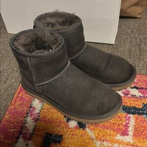 UGG Dark Brown Shearling Boots